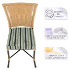 Kit 3 Cadeiras Cozinha Sala De Jantar Varanda Em Alumínio E E