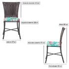 Kit 3 Cadeiras Cozinha Sala De Jantar Varanda Em Alumínio E E