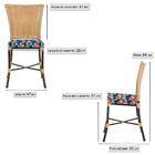 Kit 3 Cadeiras Cozinha Sala De Jantar Varanda Em Alumínio E E