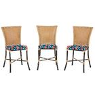 Kit 3 Cadeiras Cozinha Sala De Jantar Varanda Em Alumínio E E