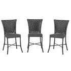 Kit 3 Cadeiras Cozinha Sala De Jantar Varanda Em Alumínio E E