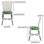 Kit 3 Cadeiras Cozinha Sala De Jantar Varanda Em Alumínio E E