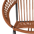 Kit 3 Cadeiras De Área Eclipse Em Aço E Corda Náutica