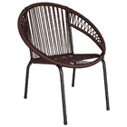 Kit 3 Cadeiras De Área Eclipse Em Aço E Corda Náutica