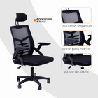 Kit 3 Cadeiras De Escritório Diretor Relax Oficial