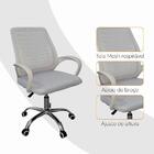 Kit 3 Cadeiras De Escritório Oficial Esteirinha Tela Mesh Bra