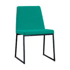 Kit 3 Cadeiras De Jantar Decorativa Base Aço Preto Javé Linho