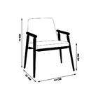 Kit 3 Cadeiras Decorativa Sala De Jantar Sidnei Linho Cinza G