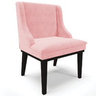 Kit 3 Cadeiras Decorativas Sala De Jantar Base Fixa De Madeir