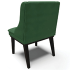 Kit 3 Cadeiras Decorativas Sala De Jantar Base Fixa De Madeir