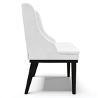 Kit 3 Cadeiras Decorativas Sala De Jantar Base Fixa De Madeir