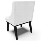 Kit 3 Cadeiras Decorativas Sala De Jantar Base Fixa De Madeir