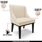 Kit 3 Cadeiras Decorativas Sala De Jantar Base Fixa De Madeir