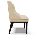 Kit 3 Cadeiras Decorativas Sala De Jantar Base Fixa De Madeir