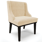 Kit 3 Cadeiras Decorativas Sala De Jantar Base Fixa De Madeir