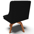 Kit 3 Cadeiras Decorativas Sala De Jantar Base Giratória De M