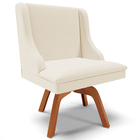 Kit 3 Cadeiras Decorativas Sala De Jantar Base Giratória De M