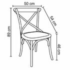 Kit 3 Cadeiras Decorativas Sala De Jantar Cozinha Danna Ratta