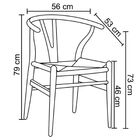 Kit 3 Cadeiras Decorativas Sala De Jantar E Cozinha Bella Mad