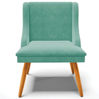 Kit 3 Cadeiras Decorativas Sala De Jantar Pés Palito De Madei