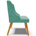 Kit 3 Cadeiras Decorativas Sala De Jantar Pés Palito De Madei