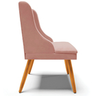 Kit 3 Cadeiras Decorativas Sala De Jantar Pés Palito De Madei