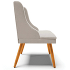 Kit 3 Cadeiras Decorativas Sala De Jantar Pés Palito De Madei