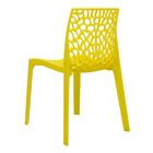 Kit 3 Cadeiras Decorativas Sala E Cozinha Cruzzer (pp) Amarel