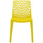 Kit 3 Cadeiras Decorativas Sala E Cozinha Cruzzer (pp) Amarel