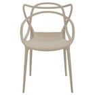 Kit 3 Cadeiras Decorativas Sala E Cozinha Feliti (pp) Nude G5