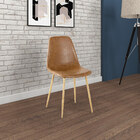 Kit 3 Cadeiras Decorativas Sala E Escritorio Base Clara Emoti