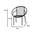 Kit 3 Cadeiras Eclipse Fibra Sintética Aço Carbono Acesse Móv