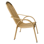 Kit 3 Cadeiras Em Junco Naja Varanda/area Externa Luxo Cappuc