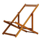 Kit 3 Cadeiras Espreguiçadeira Preguiçosa Dobrável Sem Braço