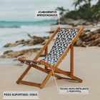 Kit 3 Cadeiras Espreguiçadeira Preguiçosa Dobrável Sem Braço