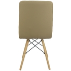 Kit 3 Cadeiras Gomos Eiffel Eames Fitz Dublin Estofada Base M