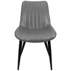 Kit 3 Cadeiras Haifa Livia Tábata Poltrona Estofada Pu Vintag