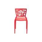 Kit 3 Cadeiras Ipiranga Empilhavel Vermelho