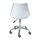 Kit 3 Cadeiras Leda Office Luisa Saarinen Estofada Base Girat