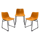 Kit 3 Cadeiras Para Mesa De Jantar Cozinha Sala Luxo Munich B