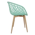 Kit 3 Cadeiras Poltrona Clarice Sidera Nest Web C/ Apoio De B