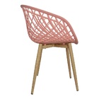 Kit 3 Cadeiras Poltrona Clarice Sidera Nest Web C/ Apoio De B