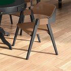 Kit 3 Cadeiras Sala De Jantar E Jogos Carteados Madeira Maciç