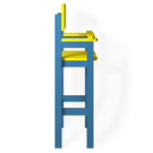 Kit 3 Cadeirass Alta Refeição Infantil Criança Restaurante La