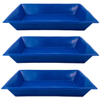 Kit 3 Caixas De Massa 350 Litros Afort