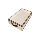 Kit 3 Caixas Organizadoras Bege Branco C/ Medidas Diferentes