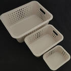 Kit 3 Caixas Organizadoras Cestos Multiuso Para Brinquedos Cl