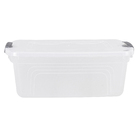 Kit 3 Caixas Organizadoras de Plástico Transparente 20L 18x47,9x33,6cm São Bernardo