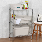 Kit 3 Caixas Organizadoras Plástico Bege 32L 24,5x36x46 32L Nordi OU