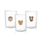 Kit 3 Canecas E 3 Copos Personalizados Animais Para Dia Das C